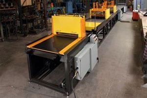 A new pultrusion machine used to manufacture FRP pultruded products at Liberty Pultrusionsa