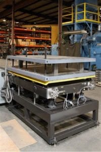 A new pultrusion machine used to manufacture FRP pultruded products at Liberty Pultrusionsa