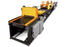 A new pultrusion machine used to manufacture FRP pultruded products at Liberty Pultrusionsa