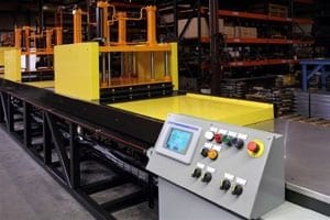 A new pultrusion machine used to manufacture FRP pultruded products at Liberty Pultrusionsa