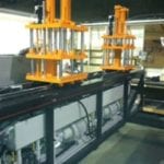 A new pultrusion machine used to manufacture FRP pultruded products at Liberty Pultrusionsa