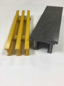 Pultruded Grating and Plate Top Pultruded Grating sold by Liberty Pultrusions manufacturing
