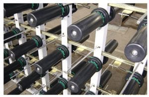 A new pultrusion machine used to manufacture FRP pultruded products at Liberty Pultrusionsa