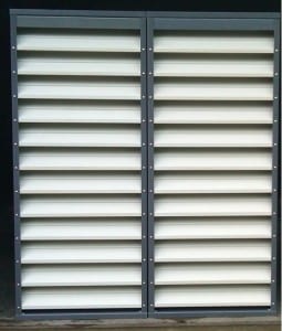 FRP fixed louver sold by Liberty Pultrusions.