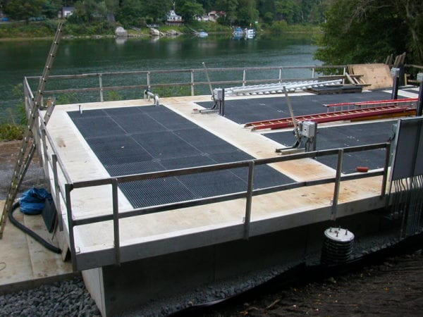 FRP grating cover for waste water treatment facility sold by Liberty Pultrusions