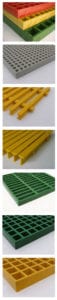 FRP grating options sold by Liberty Pultrusions manufacturing.