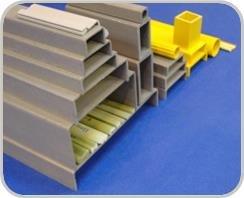 Structural Pultrusion Shapes sold by Liberty Pultrusions.