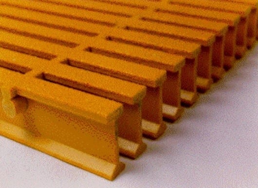 UltraGrate Pultruded Fiberglass Grating sold at Liberty Pultrusions.