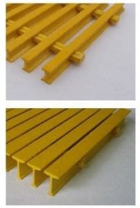 Ultragrate Pultruded Fiberglass grating sold at Liberty Pultrusions.