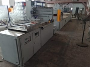 New pultrusion machine used to manufacture FRP pultruded products at Liberty Pultrusions