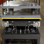 New pultrusion machine used to manufacture FRP pultruded products at Liberty Pultrusions