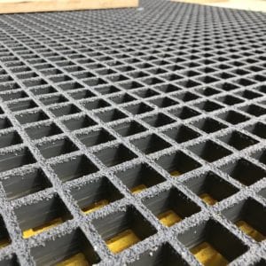 FRP molded grating sold by Liberty Pultrusions Manufacturing