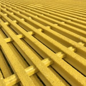 Pultruded fiberglass grating Liberty Pultrusions Manufacturing